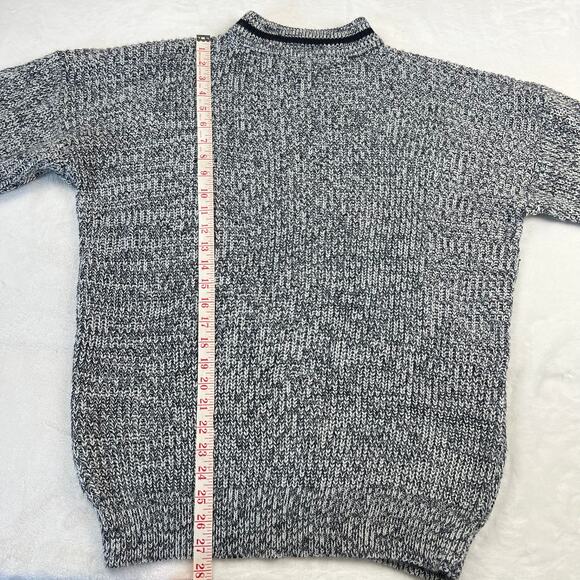 Playboy special edition Vintage acrylic Sweater Gray Navy Men’s Size 1X - Picture 7 of 7